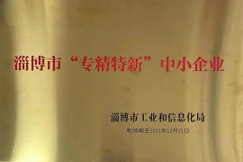 淄博市“專精特新”中小企業牌匾